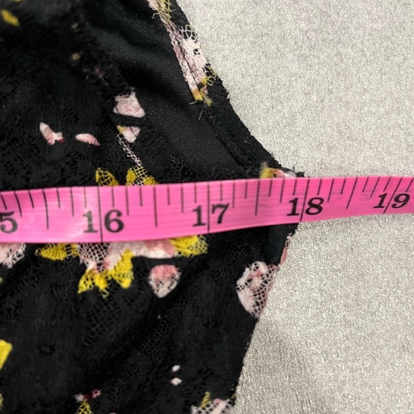 [XL]Anna Bella Vintage Floral Lace Lined Asymmetrical Midi Sleeveless dress - Picture 10 of 12